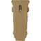 Ekena Millwork 4 1/2"W x 2 3/4"D x 10"H Small Farmingdale Acanthus Pilaster Corbel, Cherry COR04X02X10FRCH - alternate 4